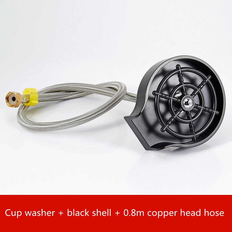 Bar Counter Cup Washer Sink High-pressure Spray