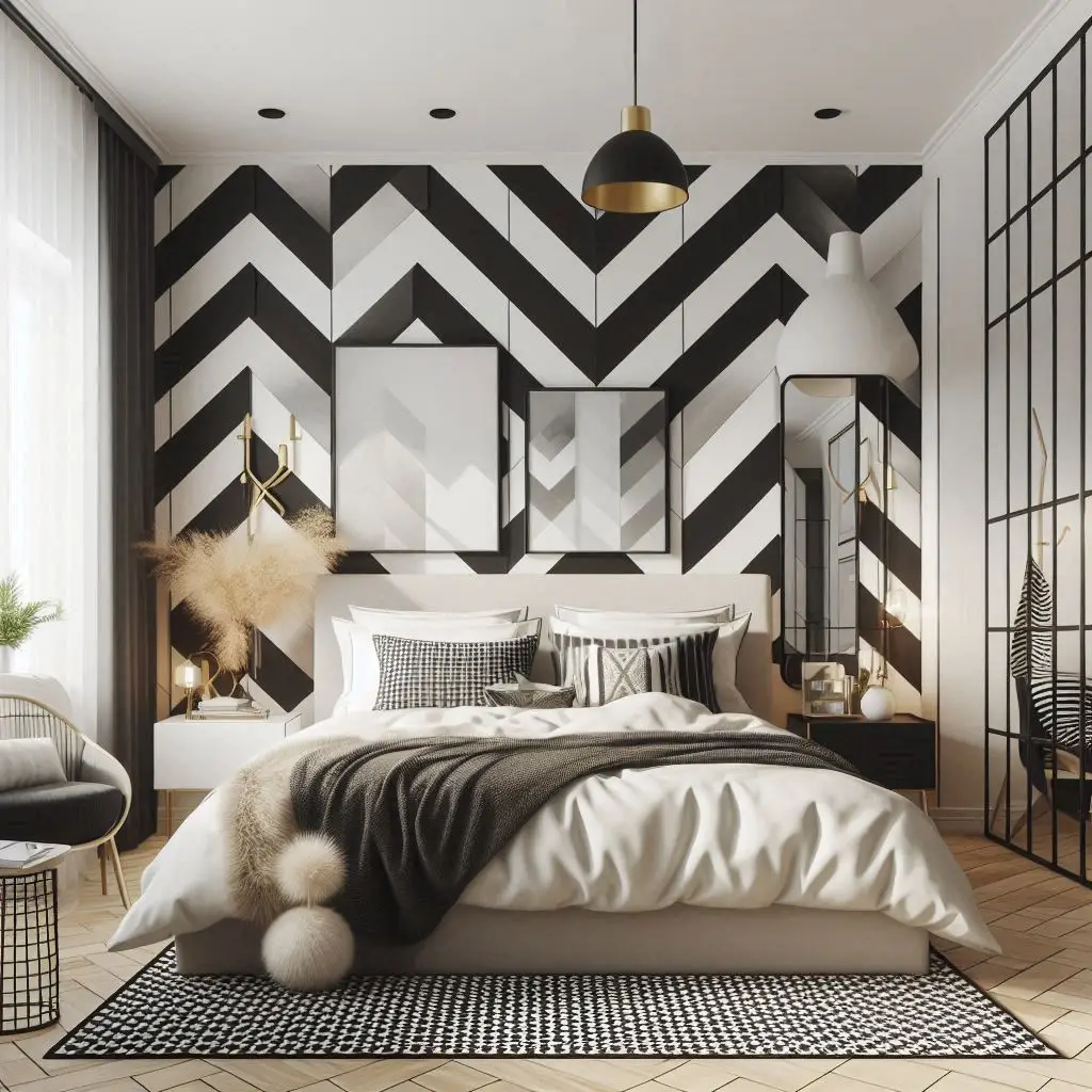 "⬛ Bold Geometric Wallpaper Style"