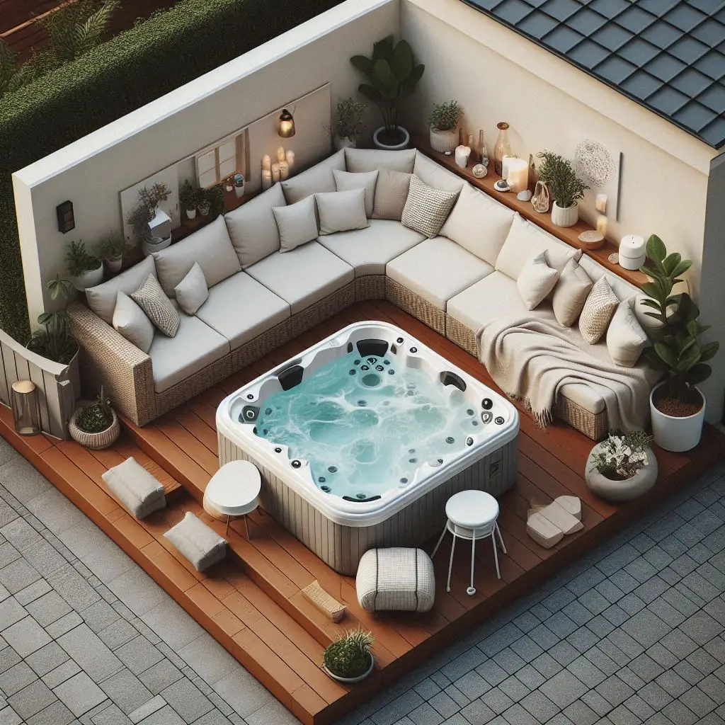 Corner Cozy Setup with L-Shaped Seating