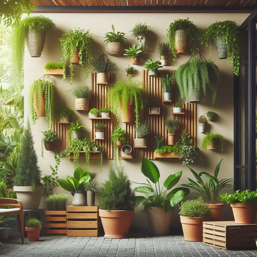 Potted Plants & Vertical Gardens patio