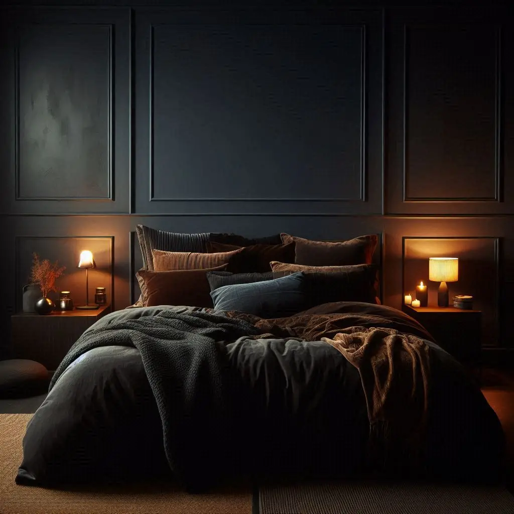 dark bedroom