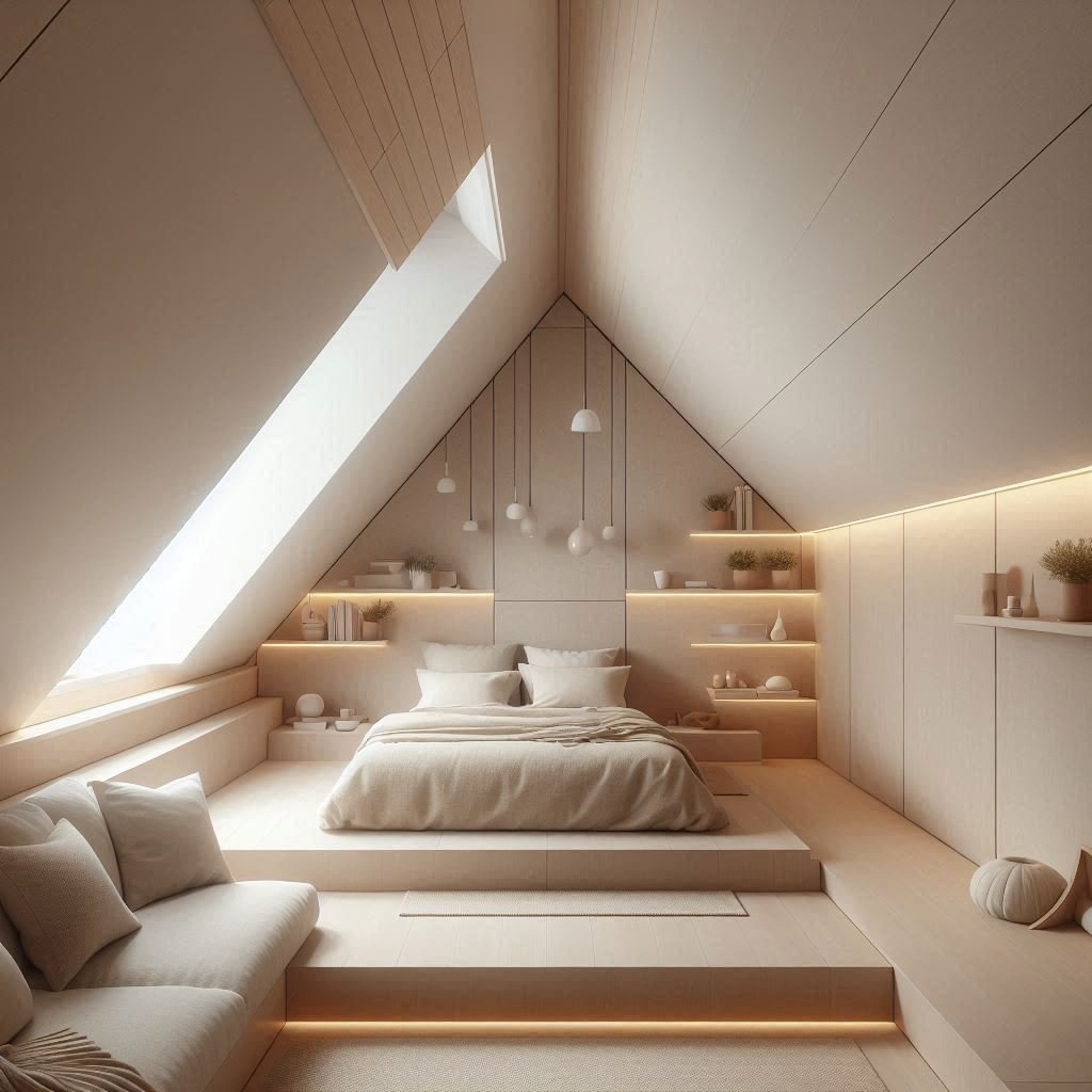 Low-Ceiling Attic Bedroom Ideas That Maximize Space