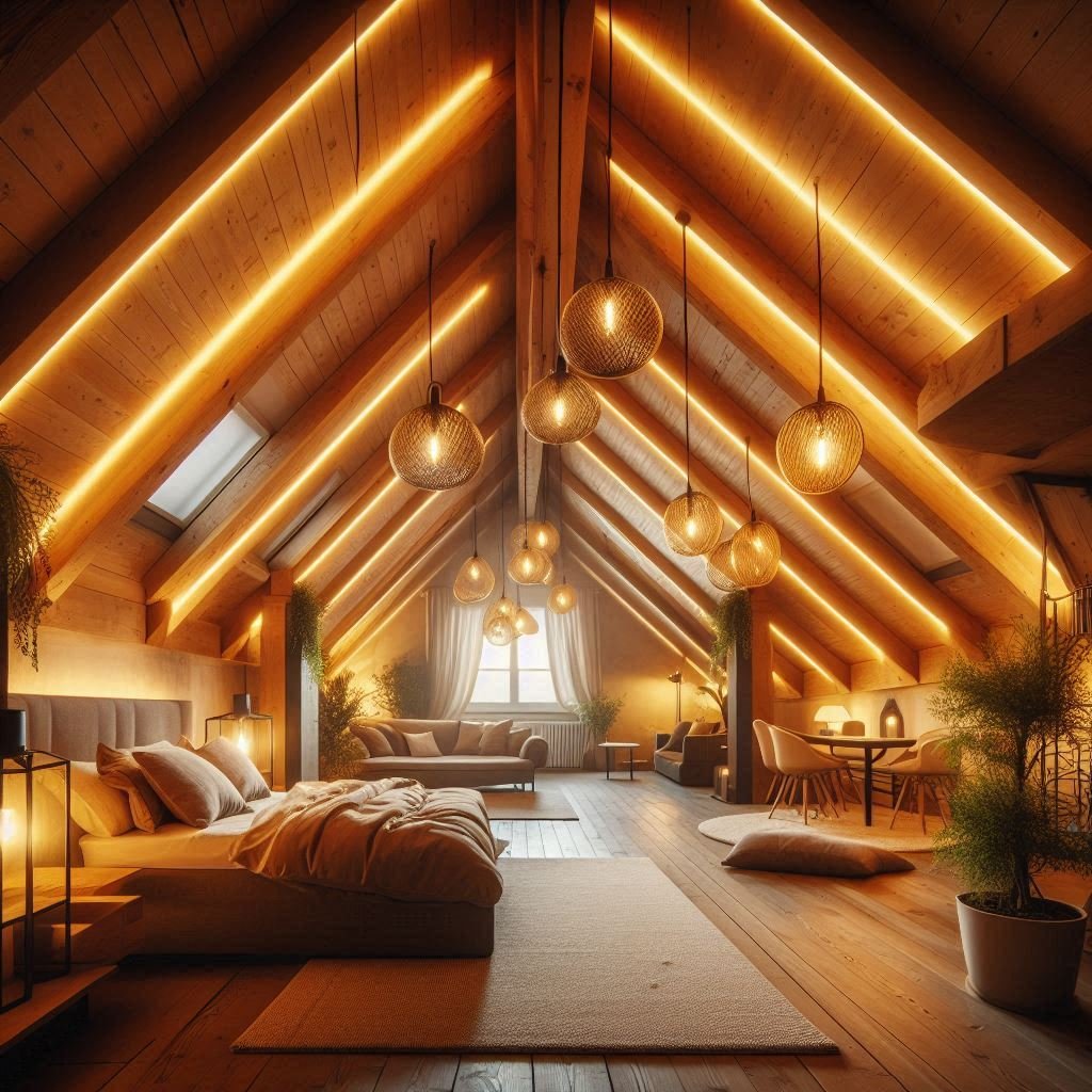 Attic Lighting Ideas That Set the Mood
