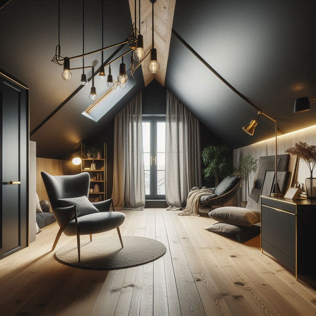 How to Mix Materials in Your Attic Bedroom
