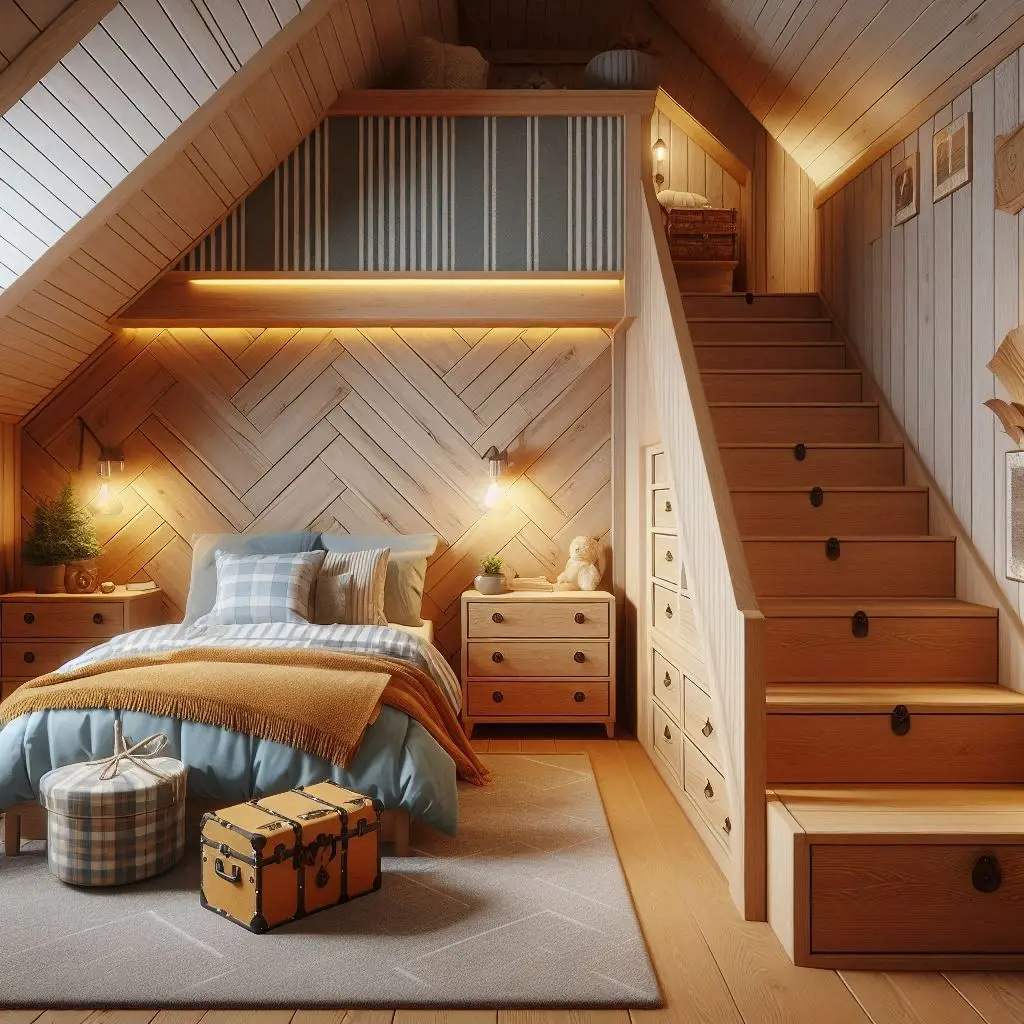 Adventure-Style Storage Solutions for Boys' Attic Rooms
