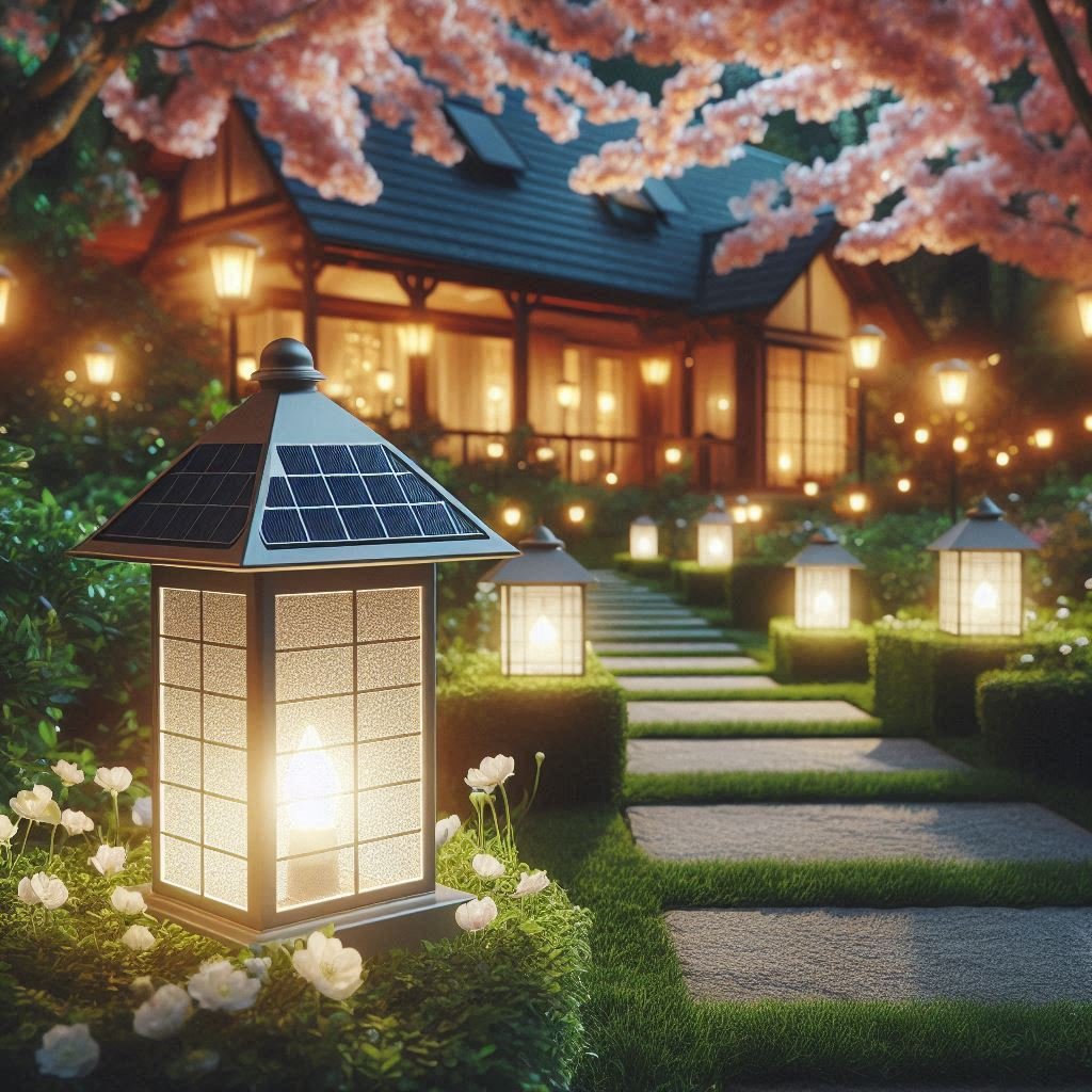  Solar-Powered Lanterns outdoor garden