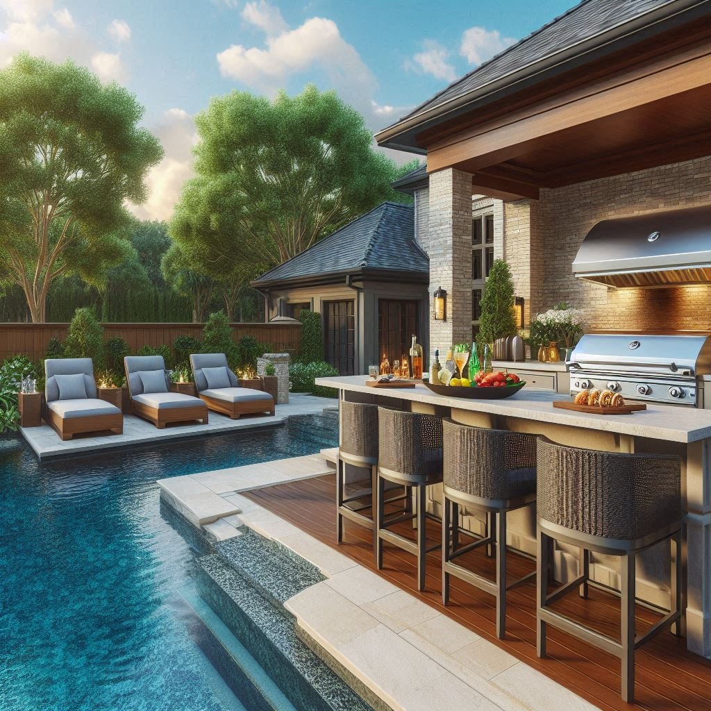 Outdoor Kitchen & Bar patio