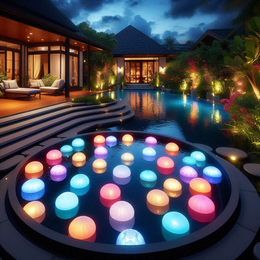 Floating Pool or Pond Lights