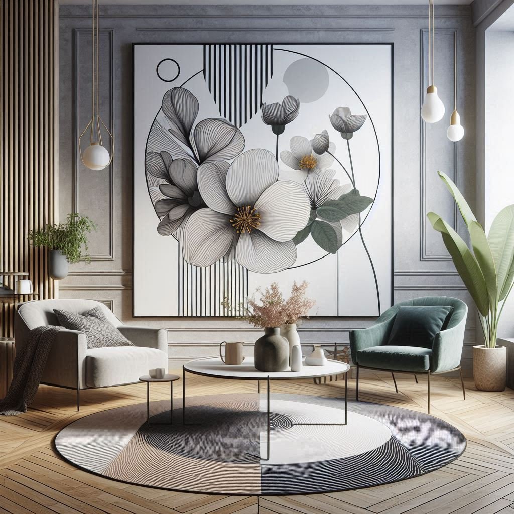 Oversized Canvas Art wall