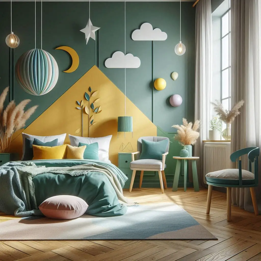 Play With Offbeat Color Combos kids room