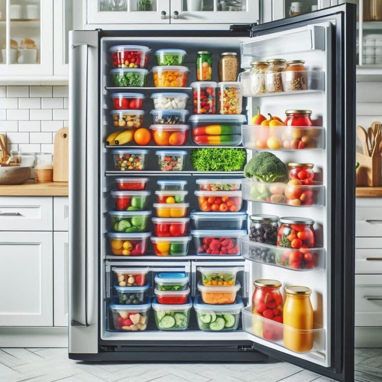 Transparent Refrigerator Storage