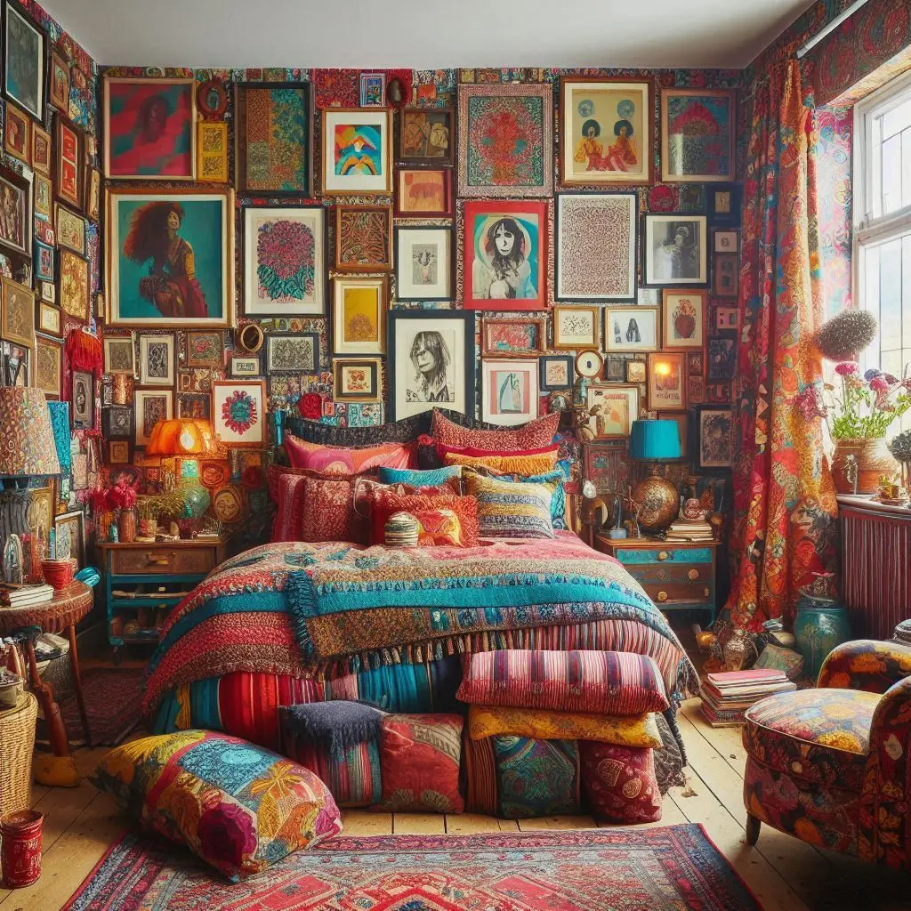 colourful bedroom