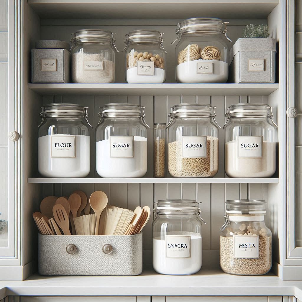Label Everything in kitchen