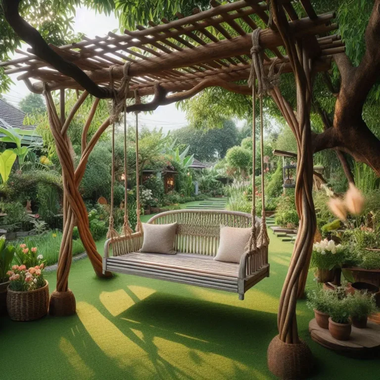 Swing Bench garden