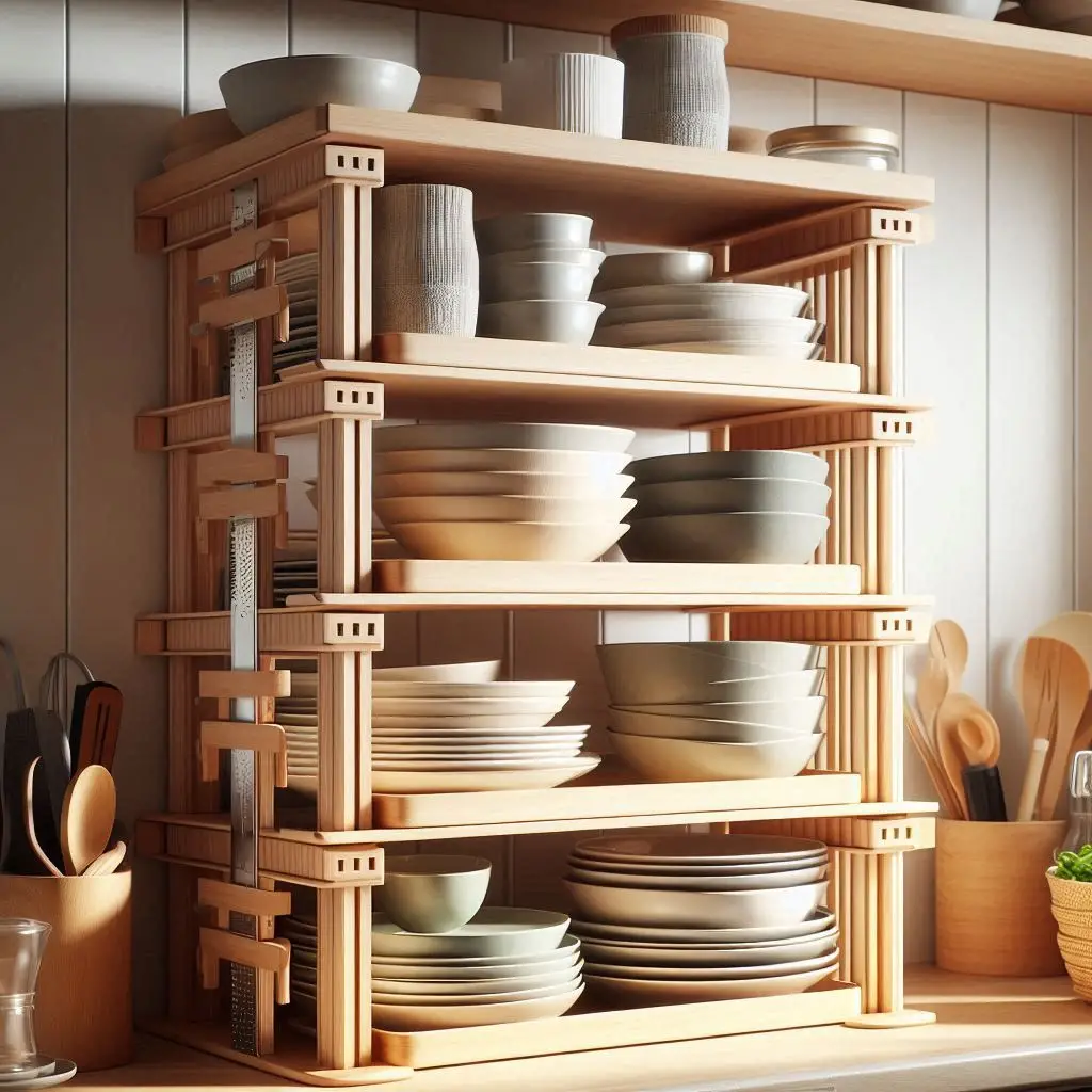 Shelf Risers for Vertical Storage