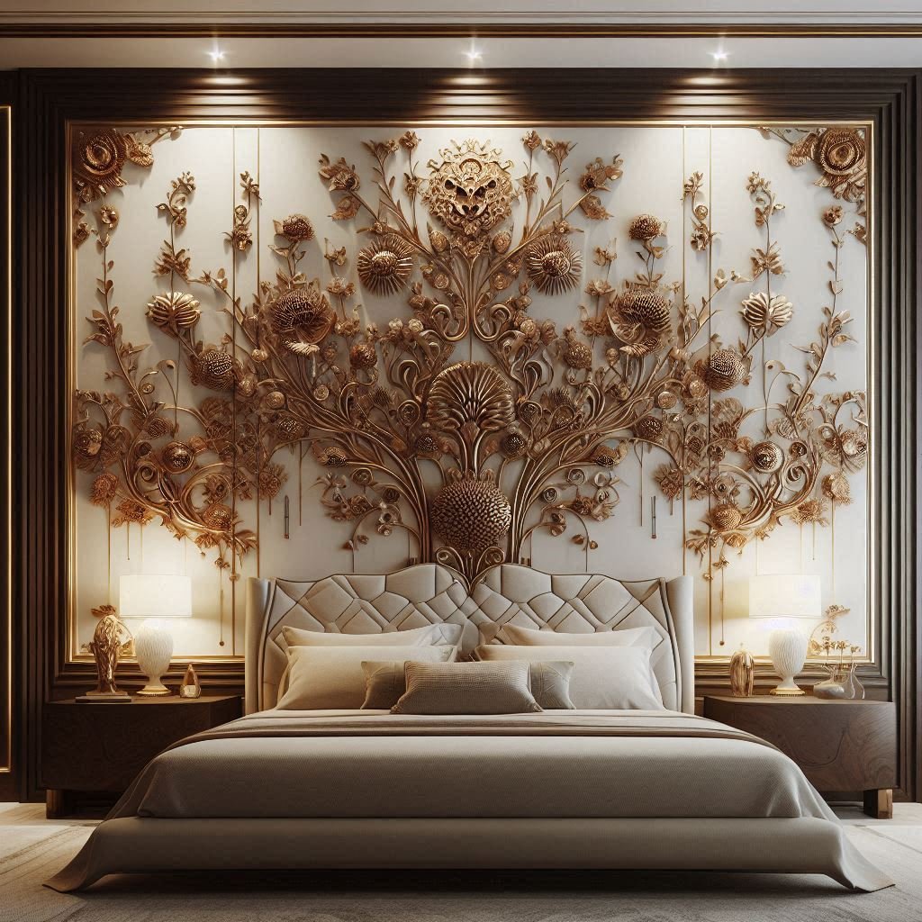 Artistic Headboard Extension