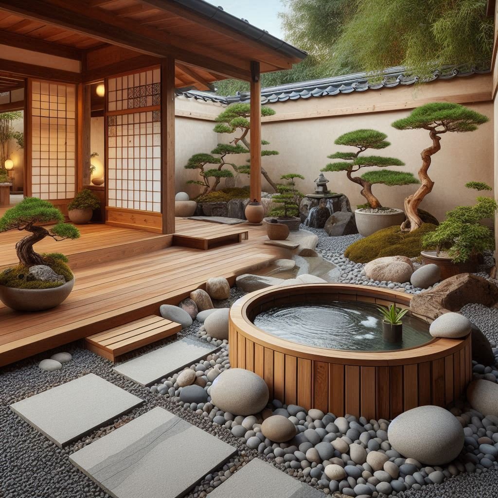 Zen-Inspired Patio with Natural Materials