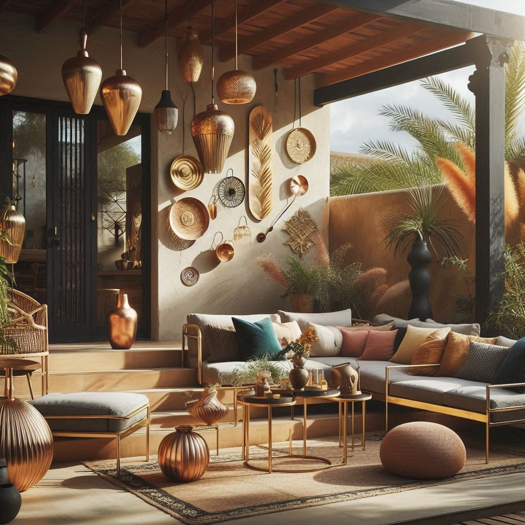 Mix Metals for a Modern-Boho Blend
patio