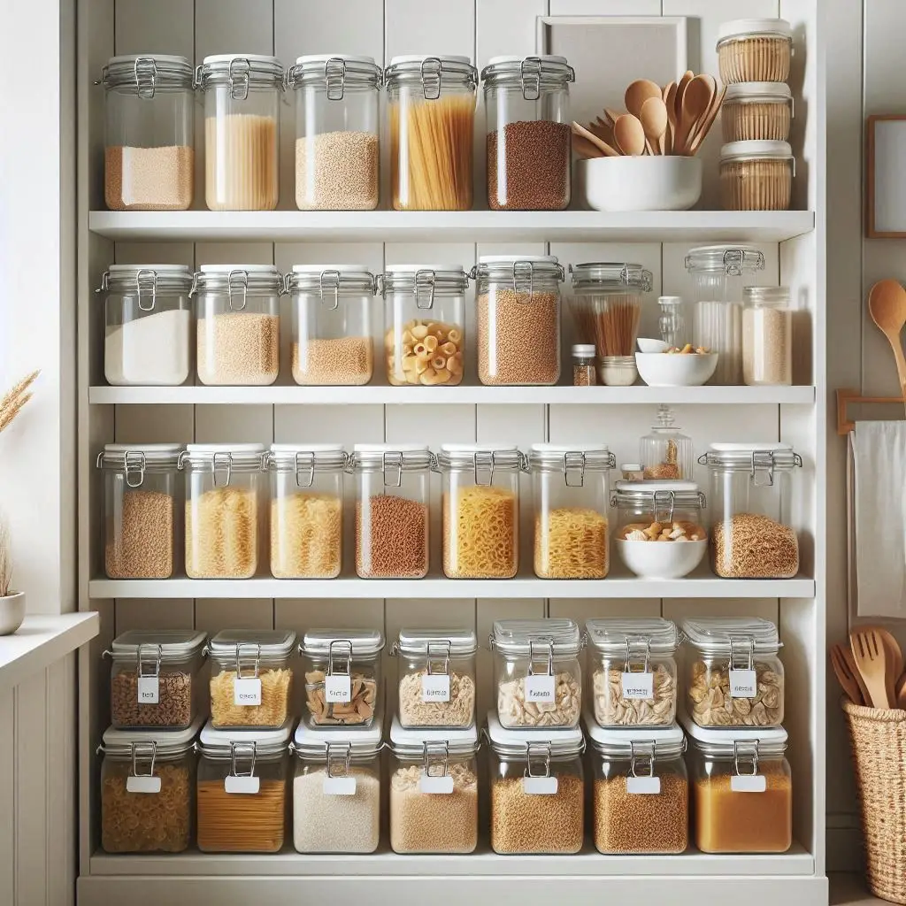Clear Containers kitchen