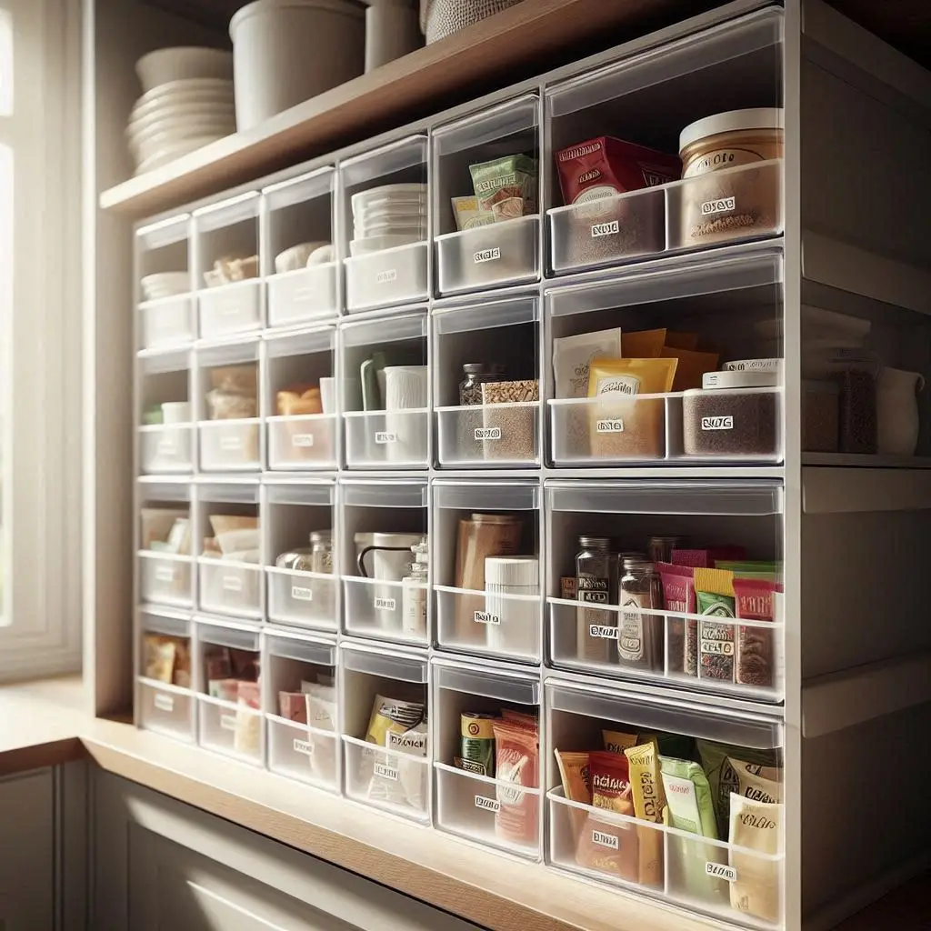  Slim Storage Bins kitchen