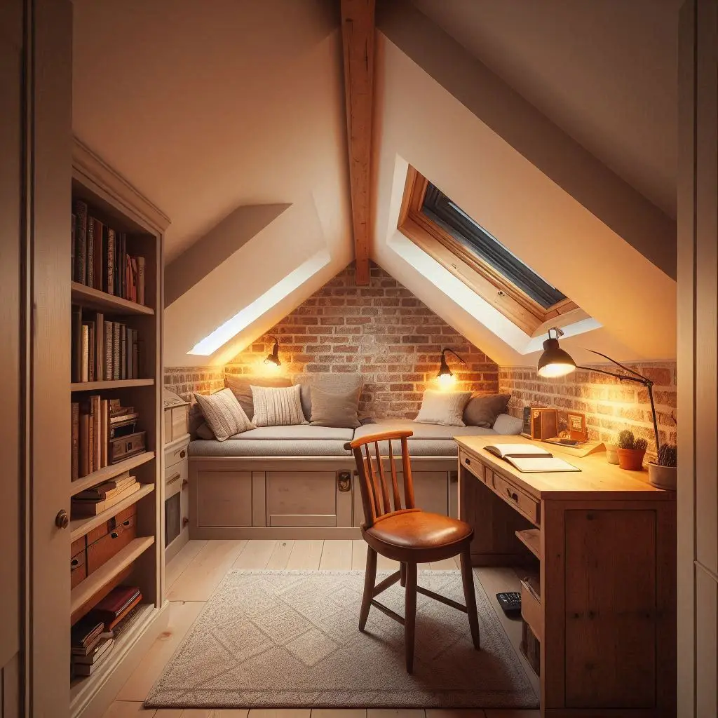 Turn Awkward Attic Corners Into Functional Nooks
