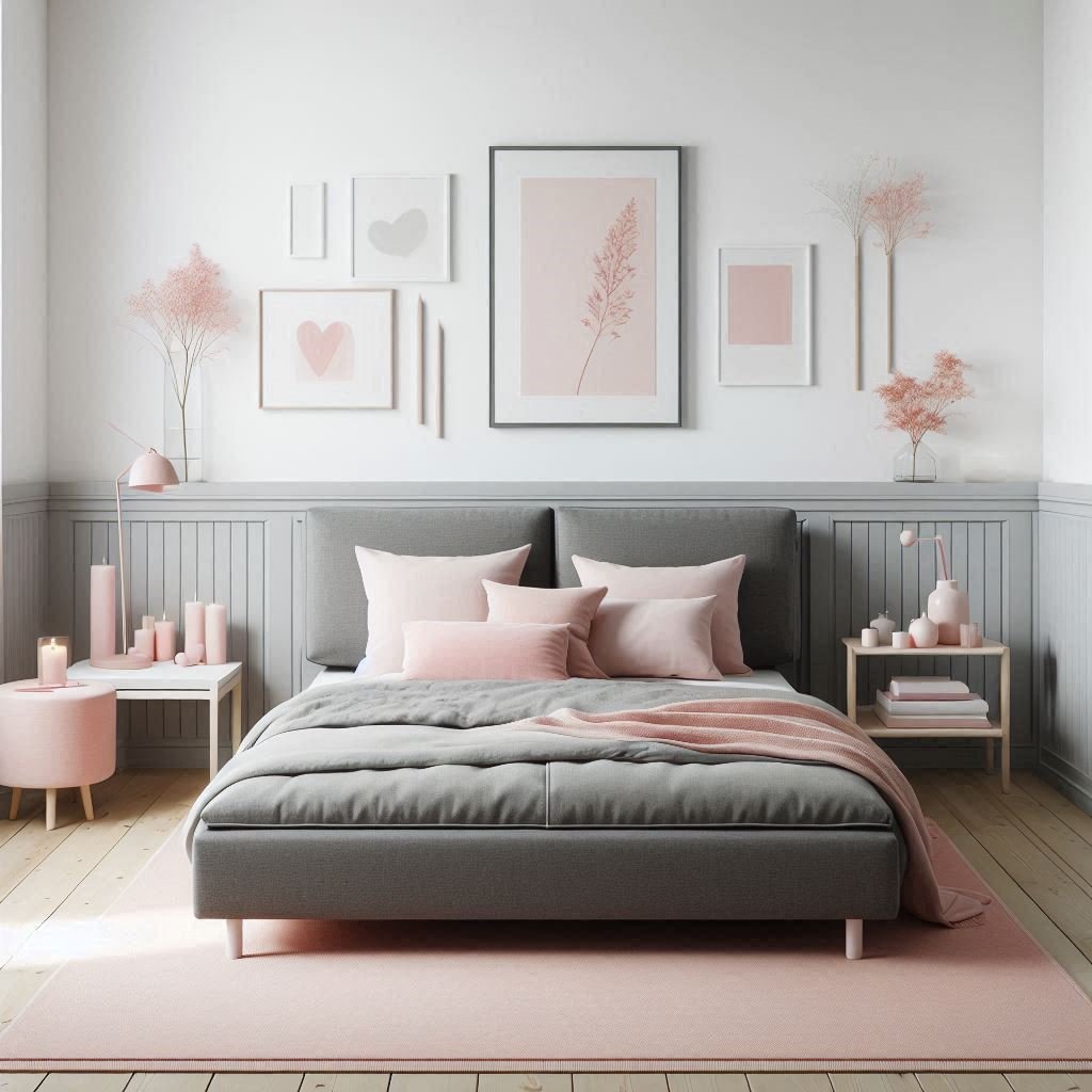 Minimalist Furniture with Blush Decor bedroom