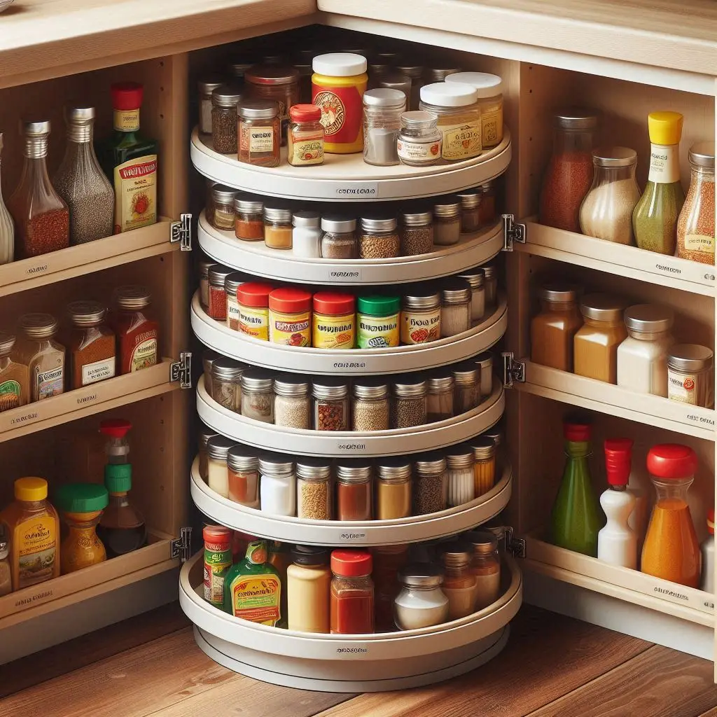 Lazy Susans in Cabinets