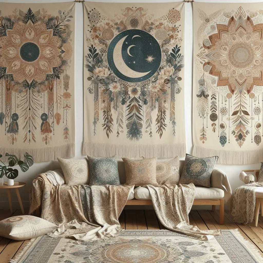 apestries with Earthy or Ethereal Designs wall