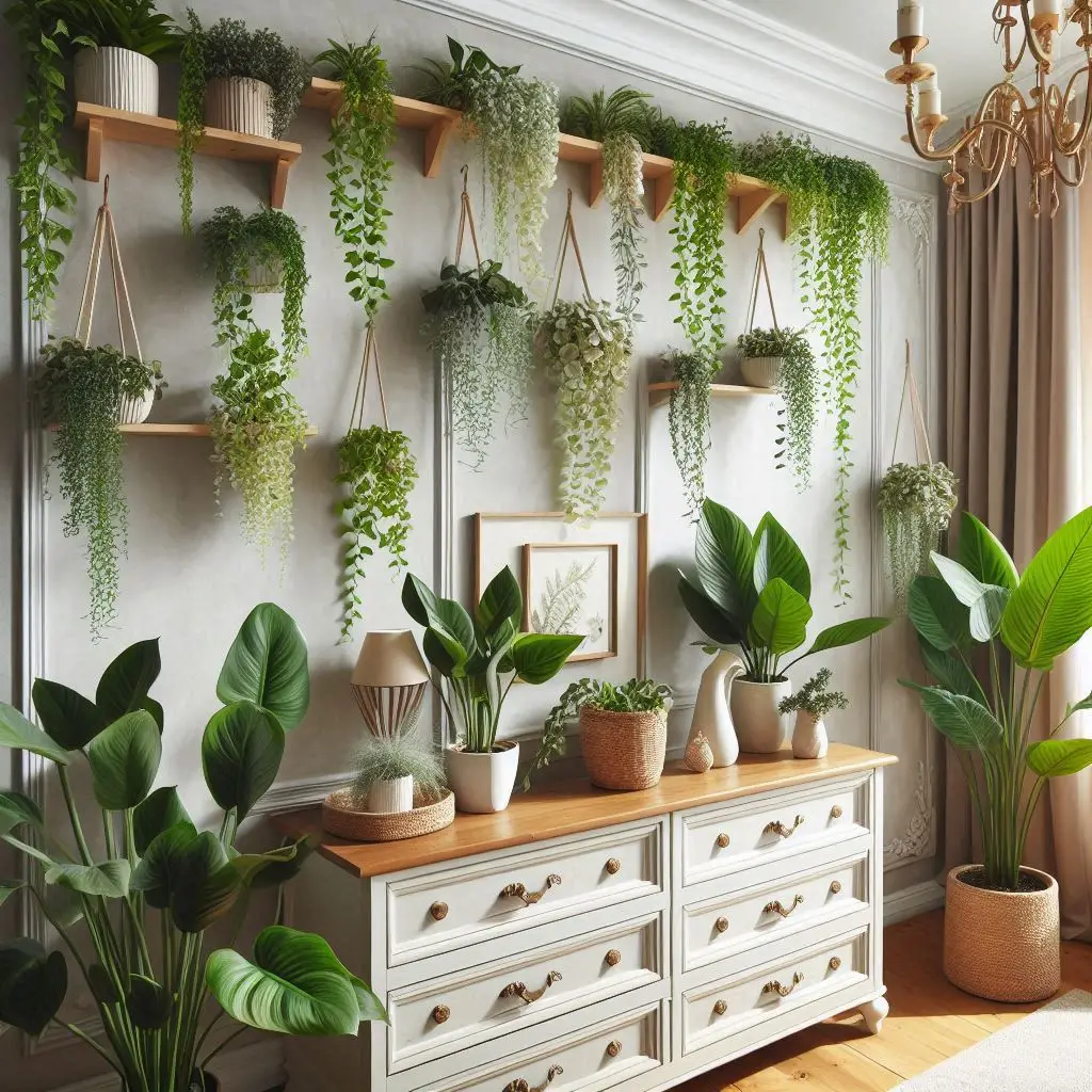 Live Greenery or Faux Plants
