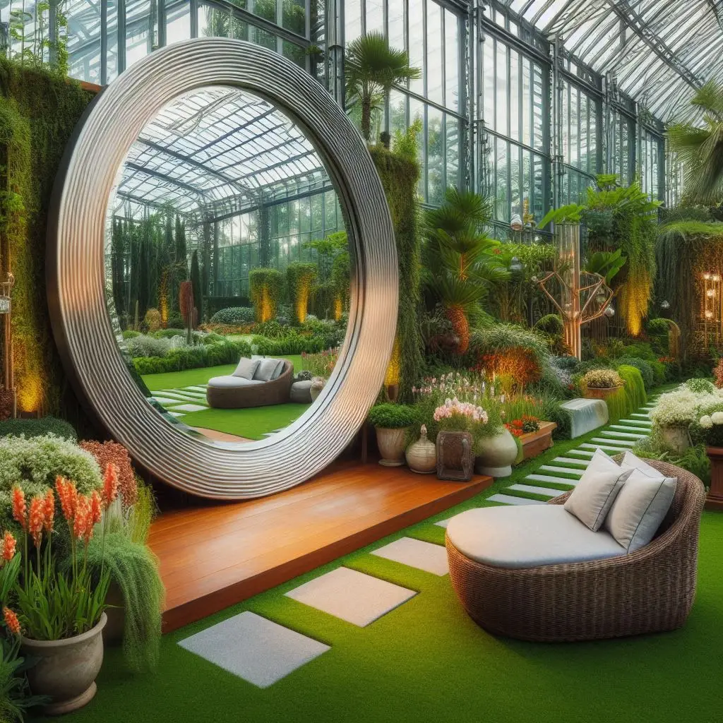 Oversized Garden Mirrors 