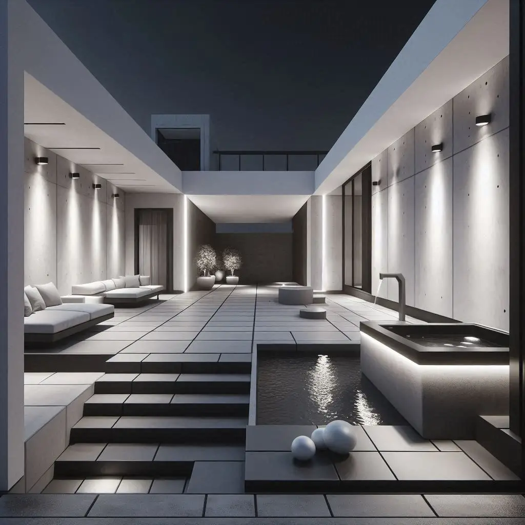 Minimalist Patio with Modern Touches