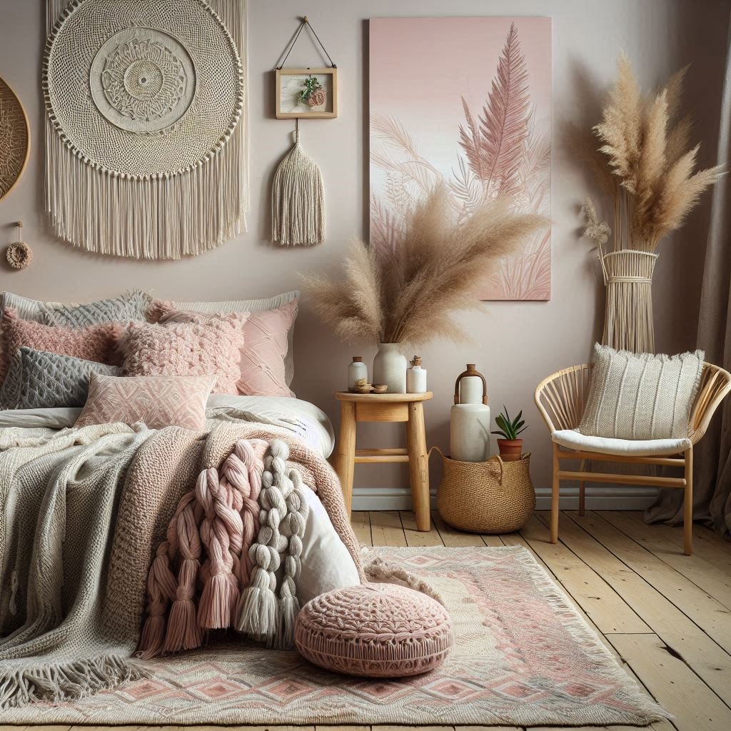 Boho Pink & Grey Vibe