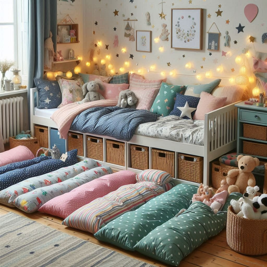 Plan for Sleepovers kids room