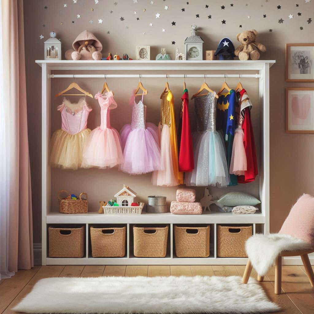 Hang Dress-Up Costumes kids room