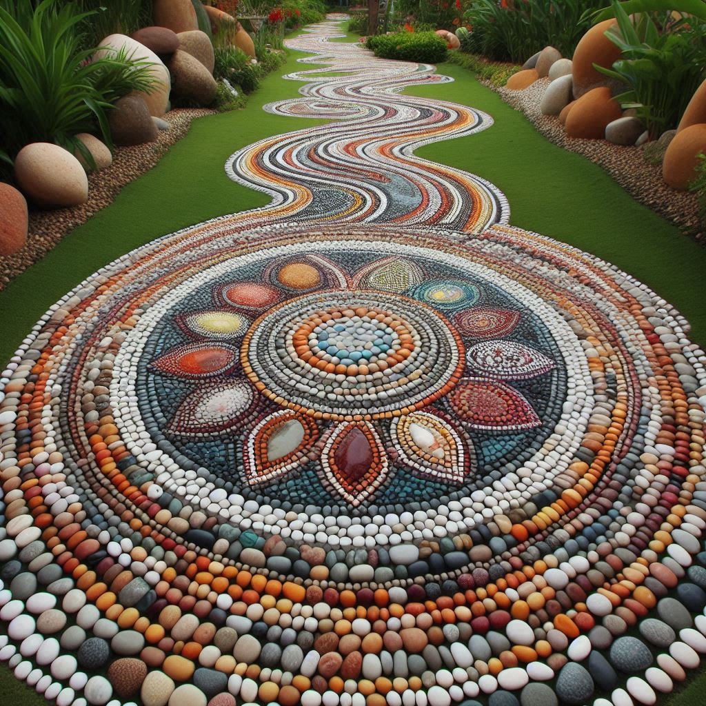 6. Pebble Mosaic Pathways