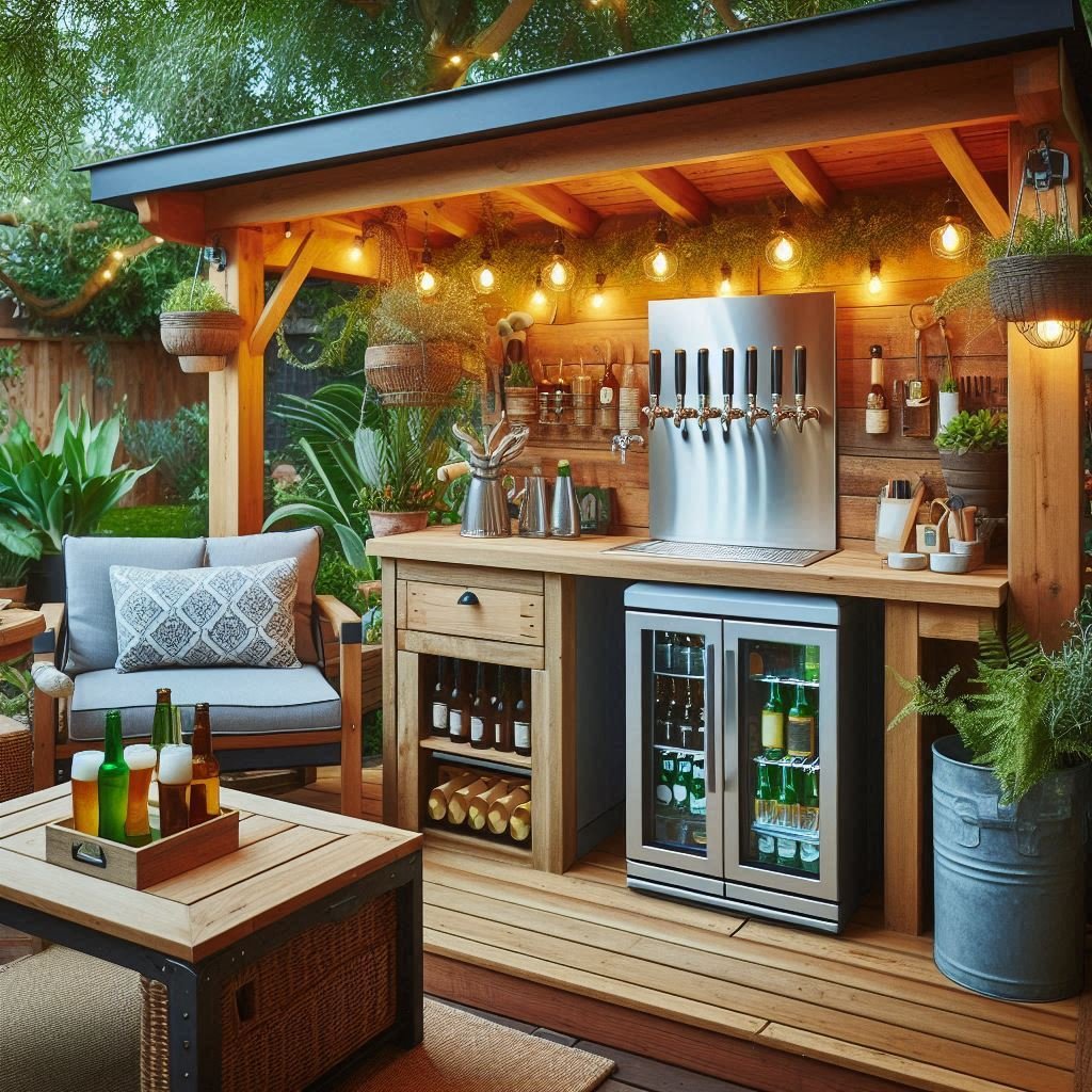 Outdoor Bar and Tap System patio