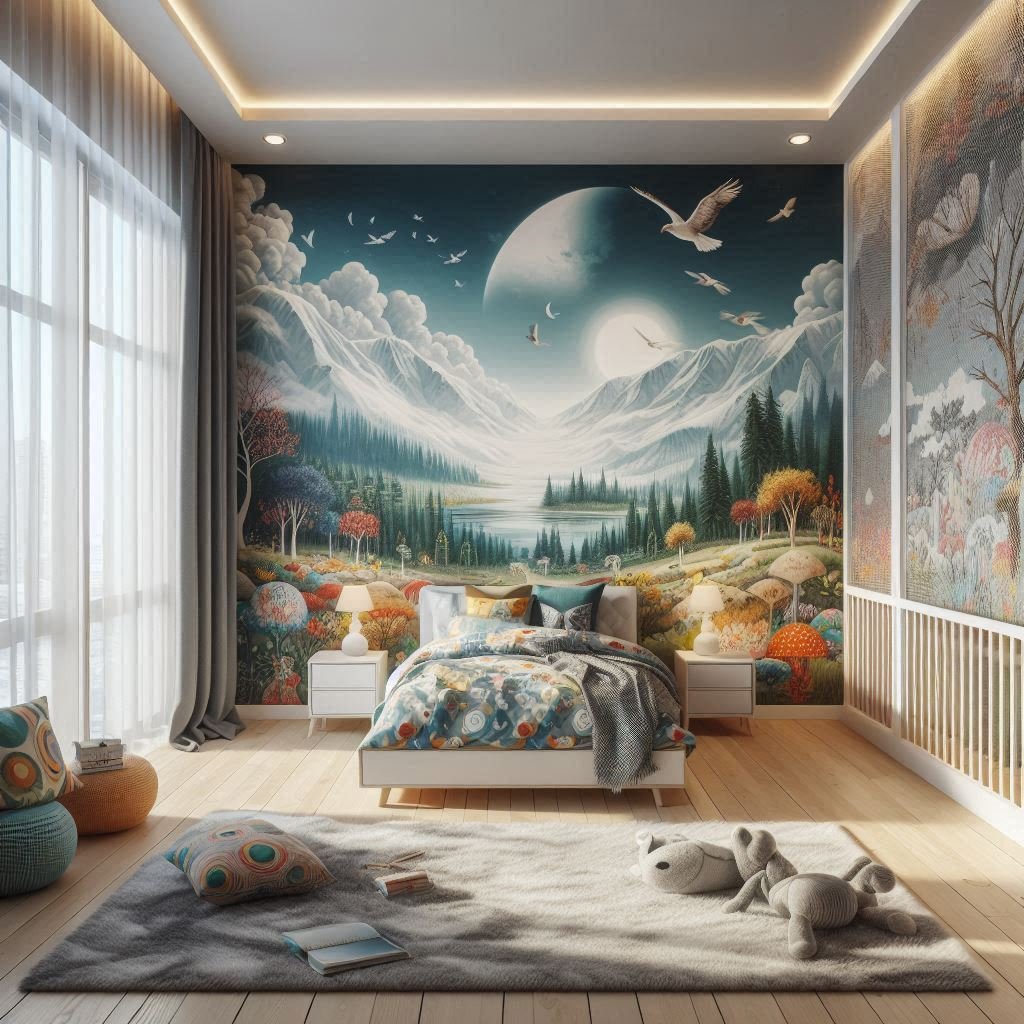 Ceiling Wallpaper kids room