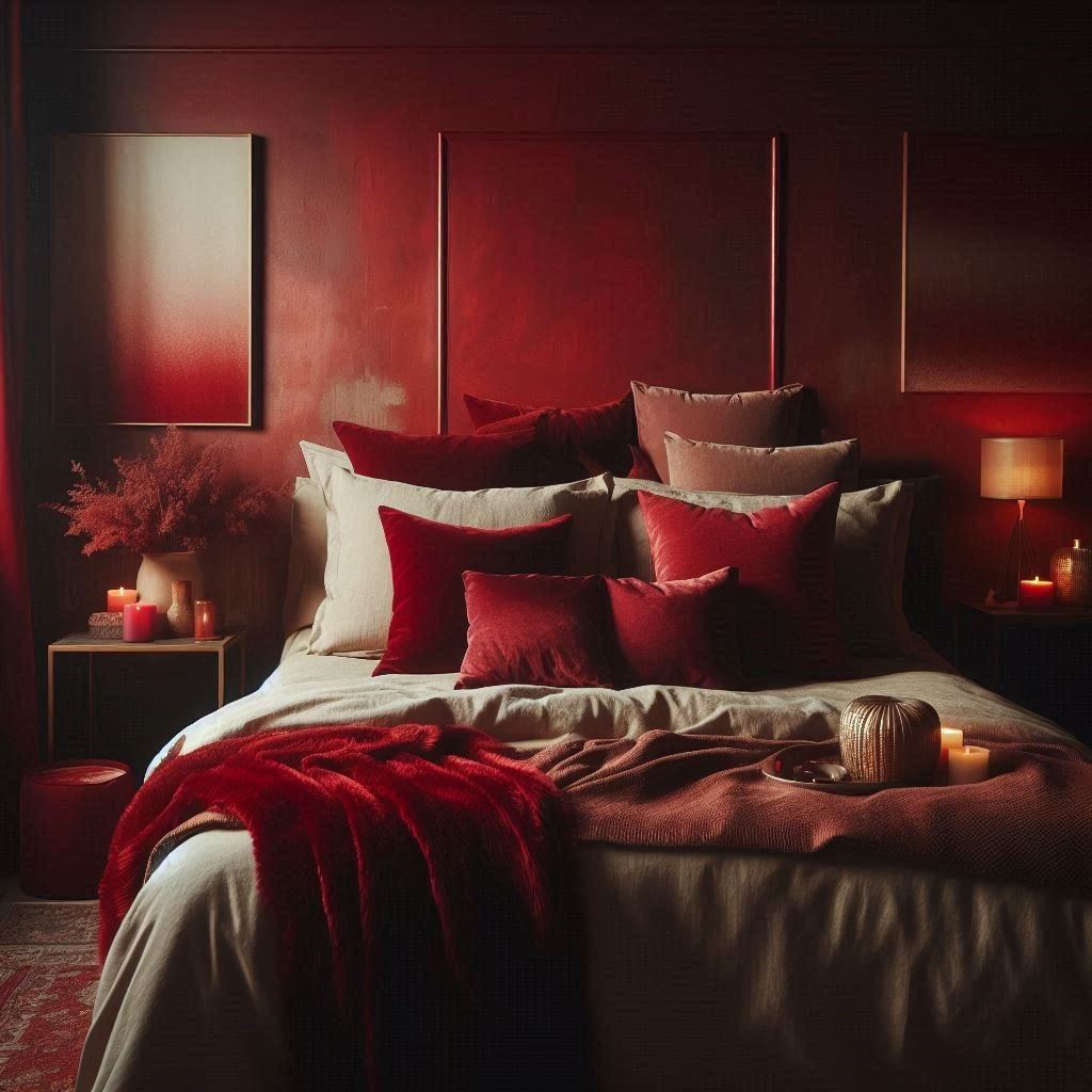 red couple room