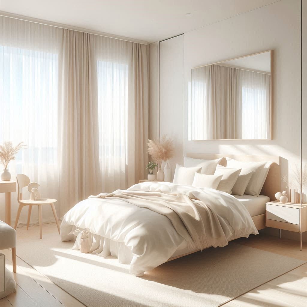 bright bedroom