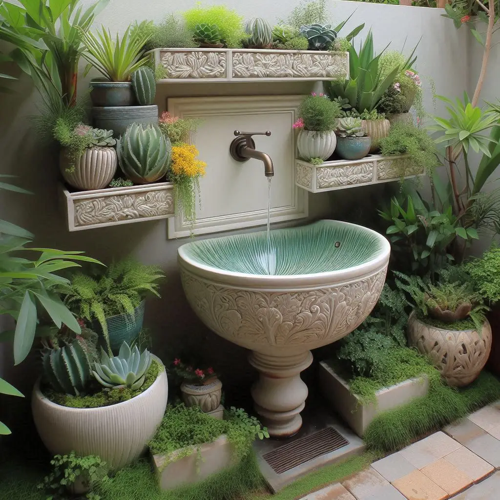 Wall-Mounted Ceramic Sink