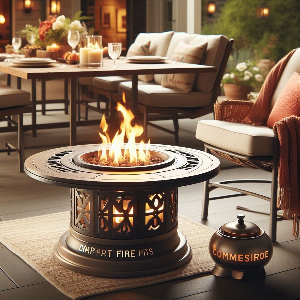 Compact Fire Pits patio