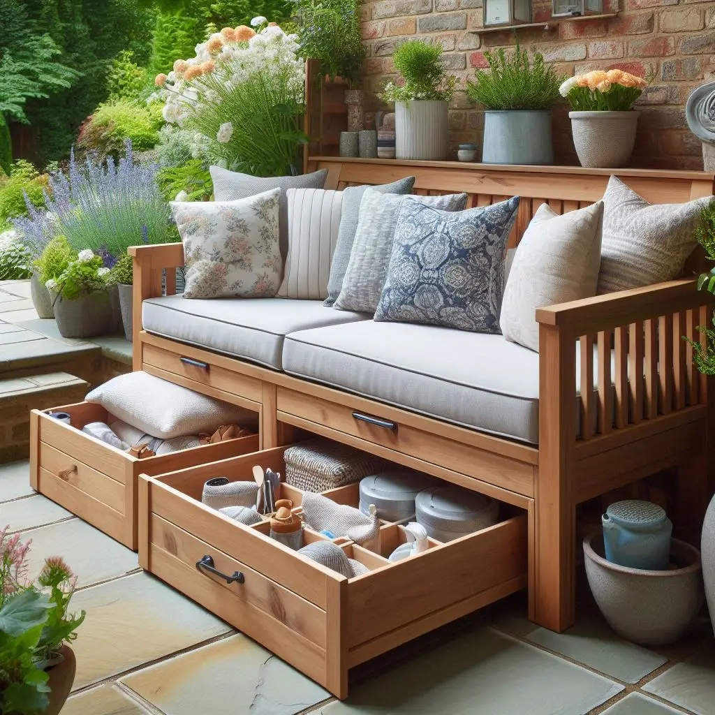 Bench with Storage