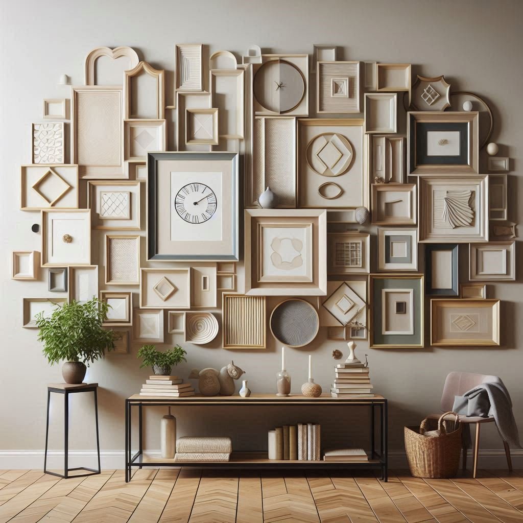 Layered Frames or Overlapping Art wall
