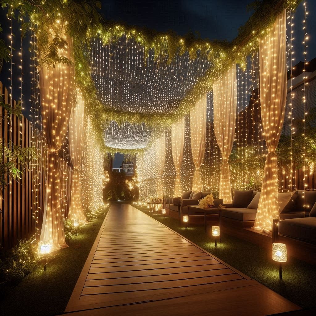 Curtain Lights for Fences