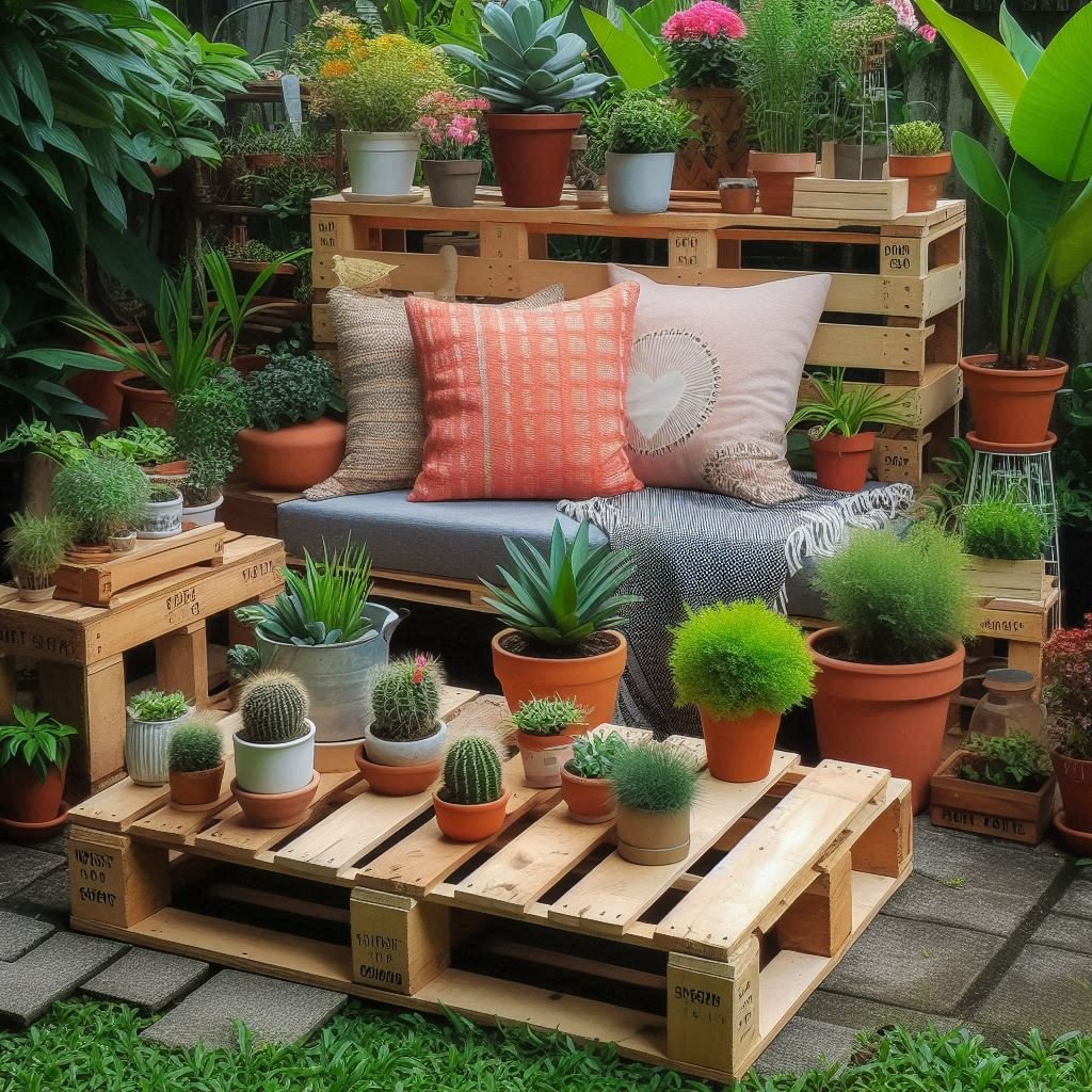 Reclaimed Pallet Bench