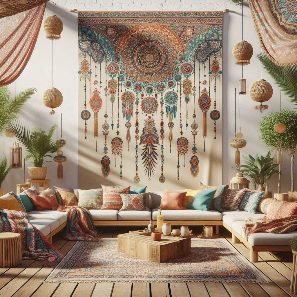 Outdoor Tapestries or Textiles as Wall patio