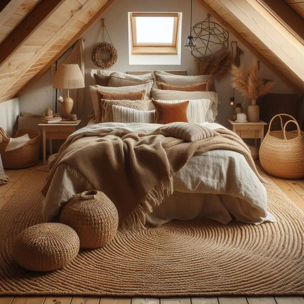 Cozy textured retreat with soft layered fabrics