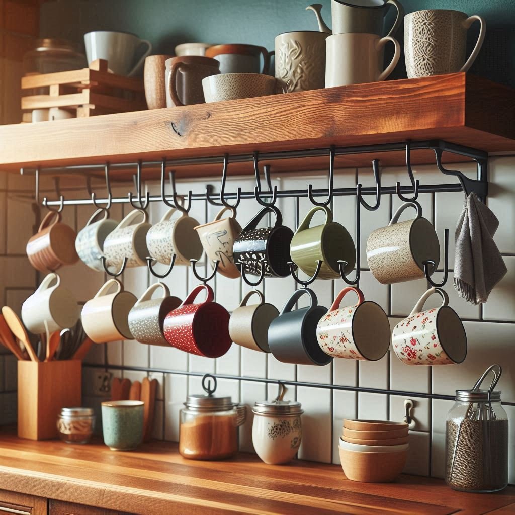 Under-Shelf Mug Hooks