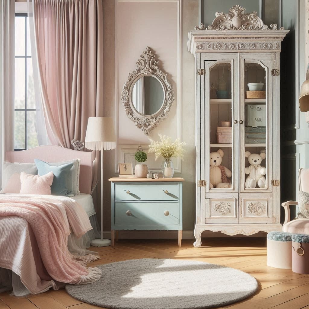 Incorporate Vintage Finds kids room