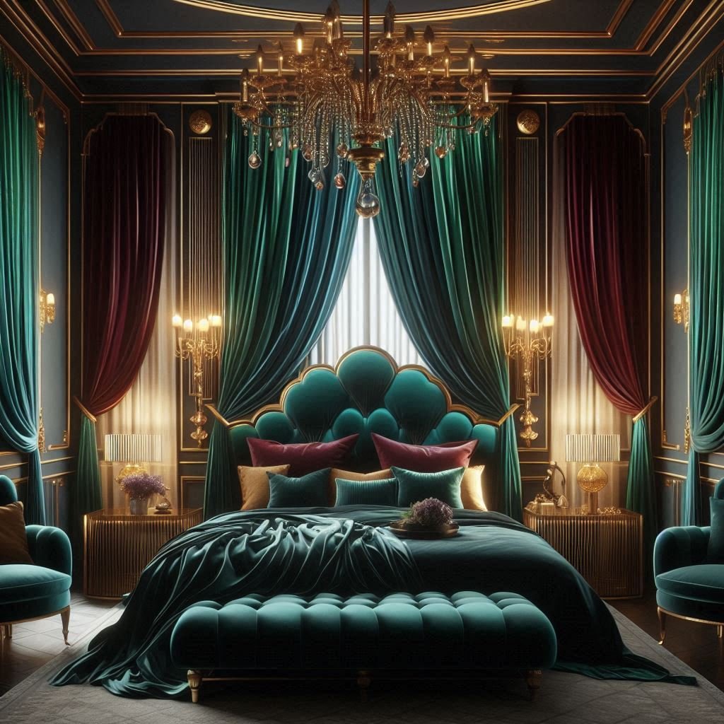 Bold Jewel-Toned Curtains